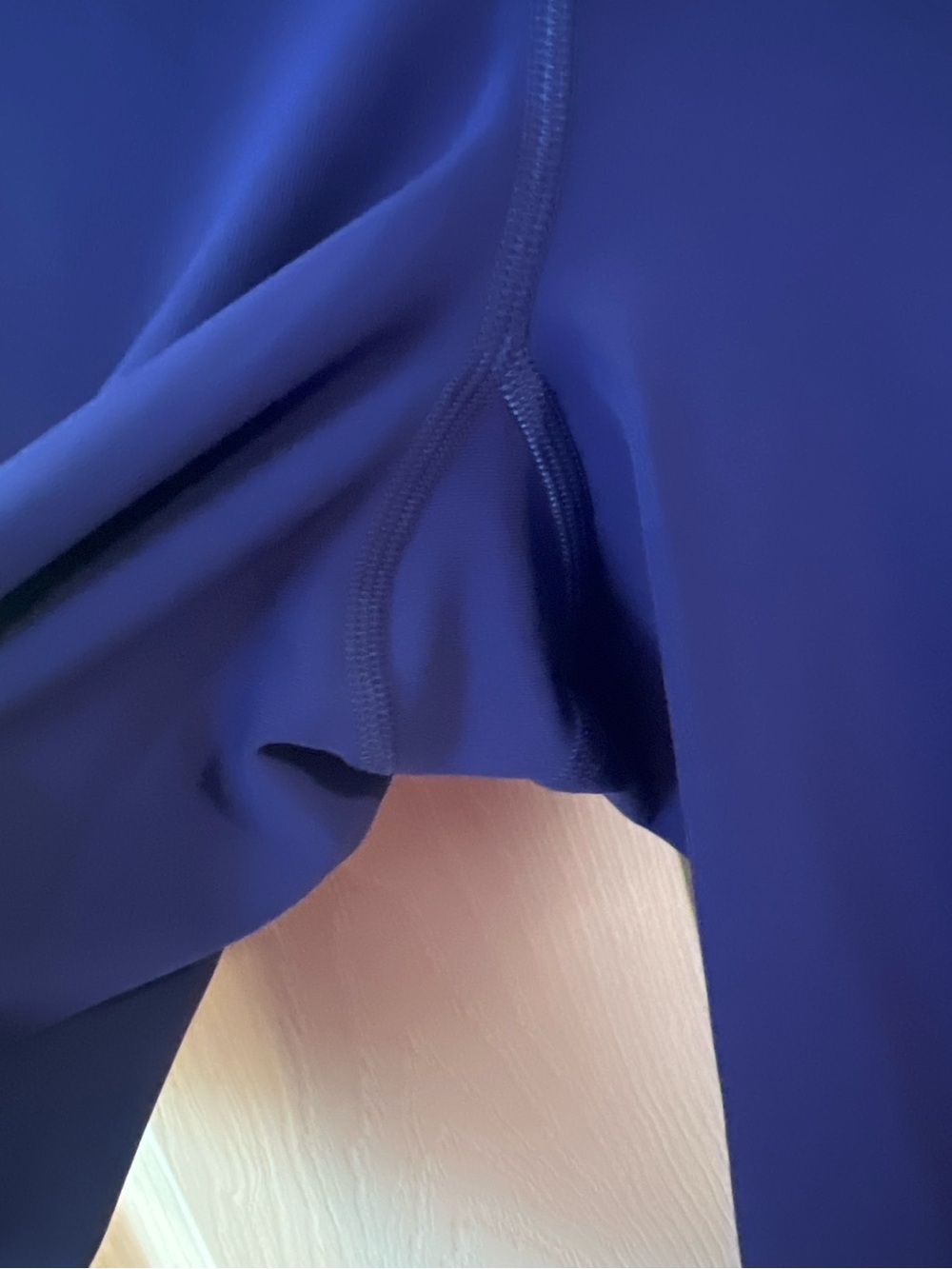 #002 Lululemon Swift Speed High-Rise Crop 21" Psychic Blue EUC Sz 18 - Picture 3 of 5